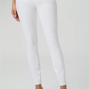 PAIGE Women's Cream Skinny Jeans